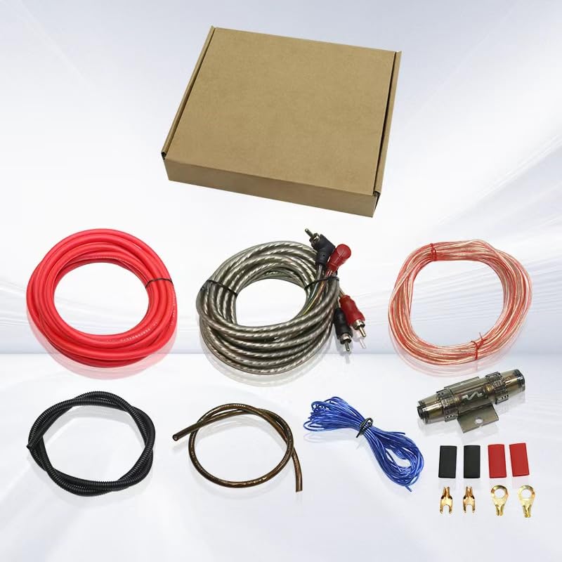 ZNCLCES 2026 Upgraded 4 Gauge Amplifier Wiring Kit - Power Your